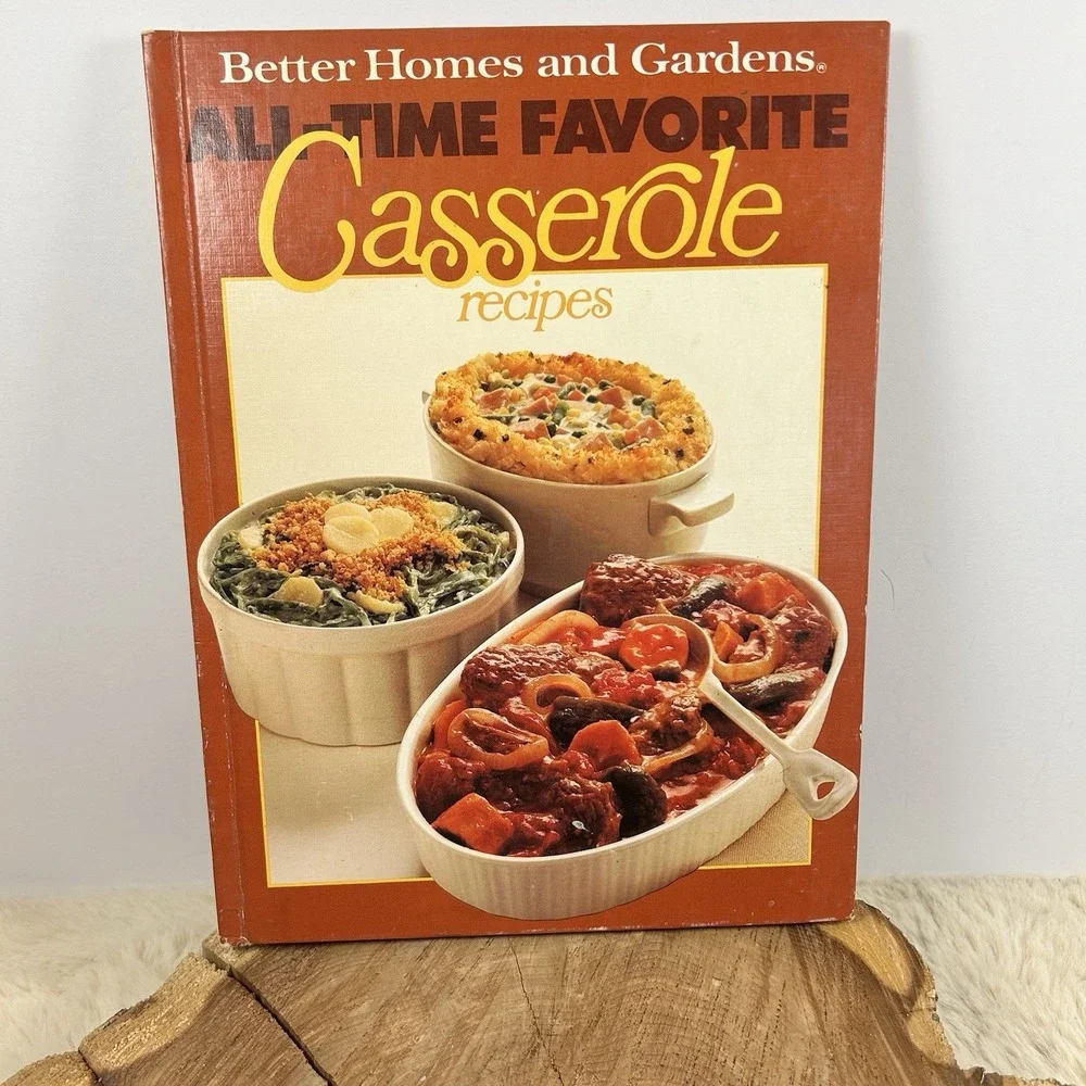Vintage Better Homes‎ Gardens All-Time Favorite Casserole Recipes Hardcover 1977